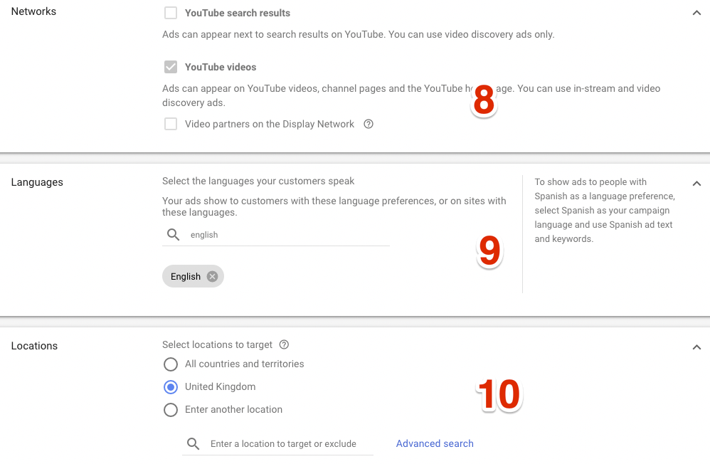 YouTube Video Ad Sequencing Campaign