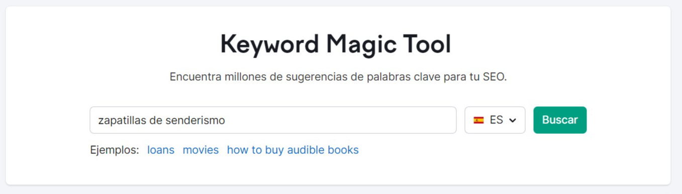 Keyword Magic Tool