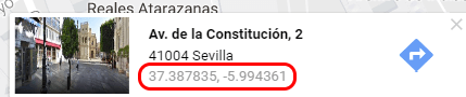 Plan de acción SEO local - Google maps latitud y longitud