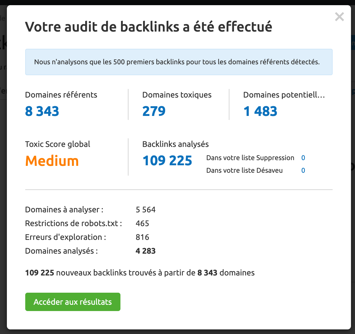 Backlink Audit SEMrush