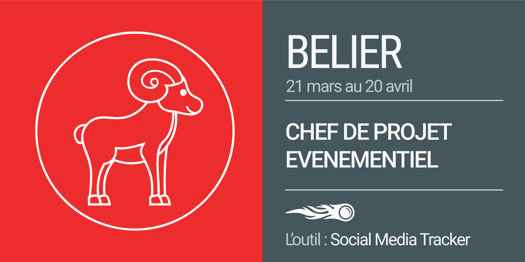 Horoscope SEMrush - Belier - Chef de projet évenementiel