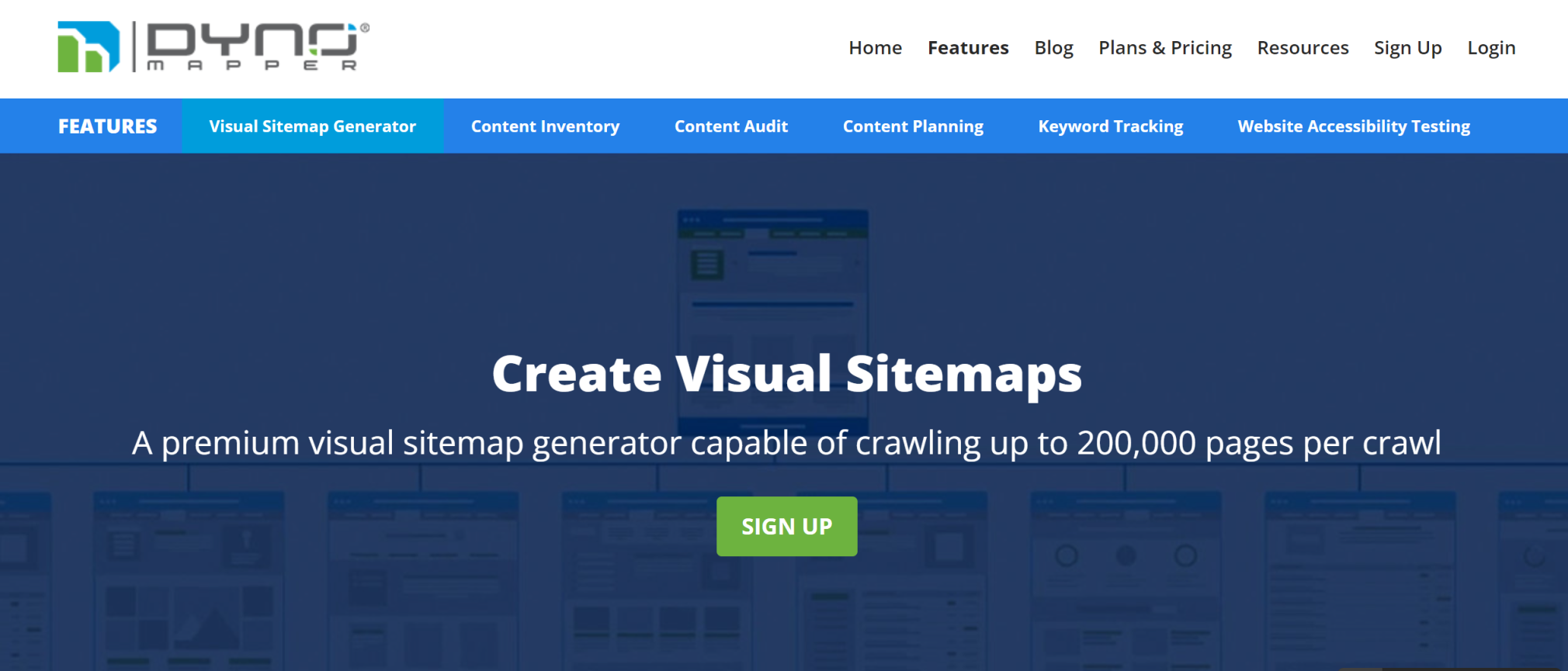 Dynomapper - gerador de sitemap