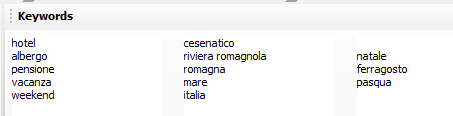 Analisi keyword: Combinazione di parole chiave