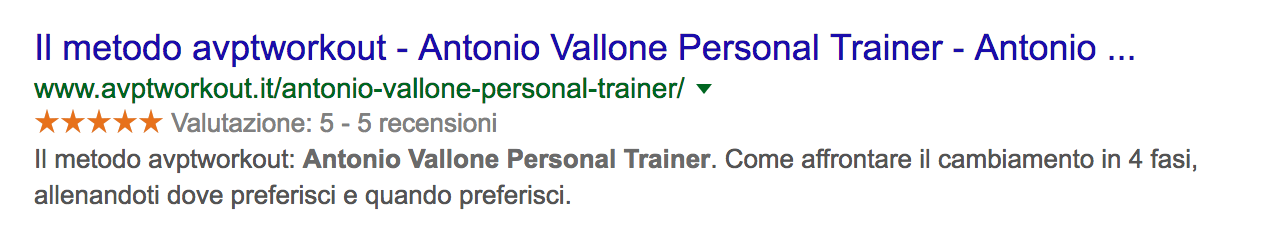 Antonio Vallone Personal Trainer Online