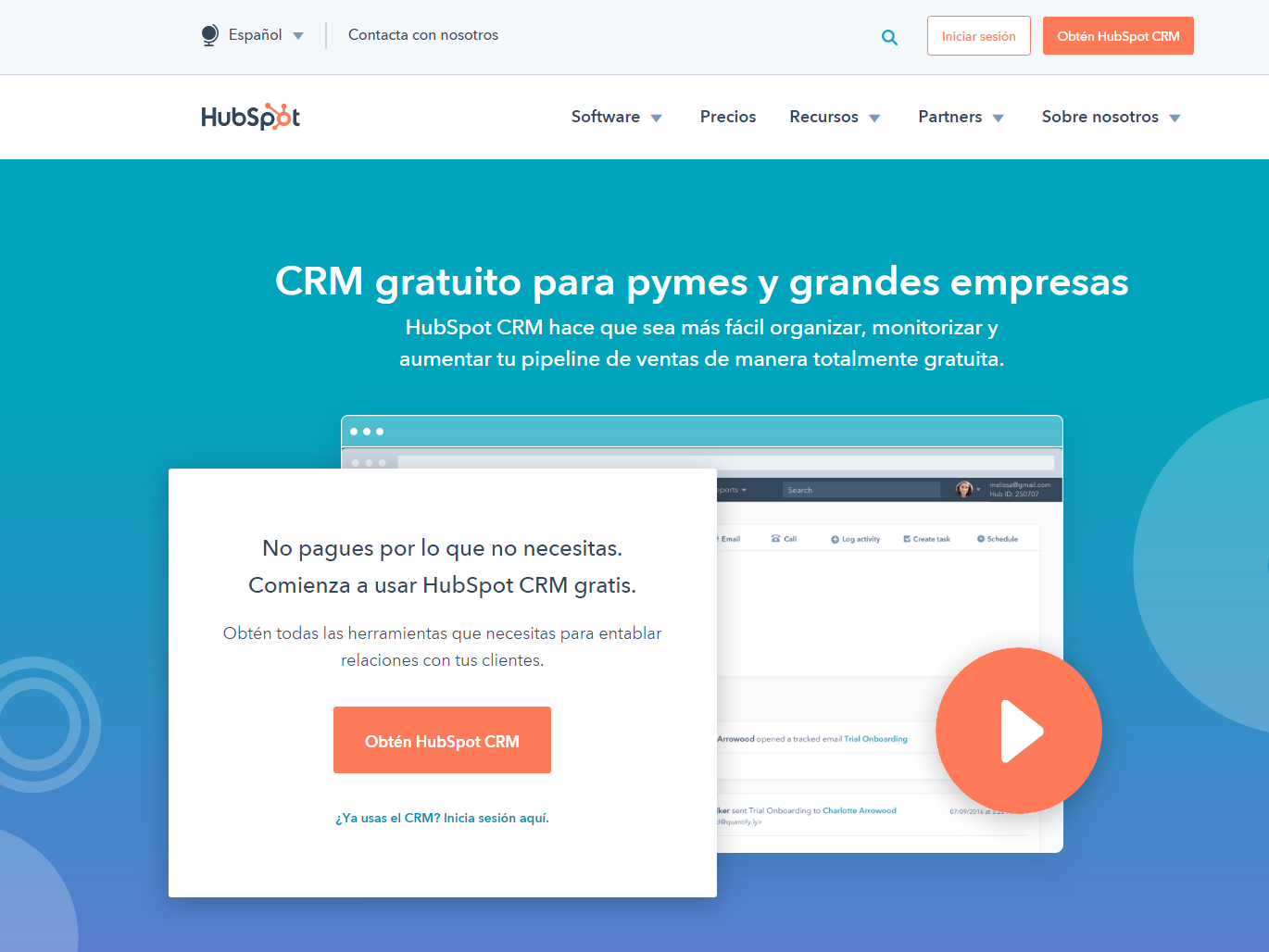 Enlaces internos CRM Hubspot