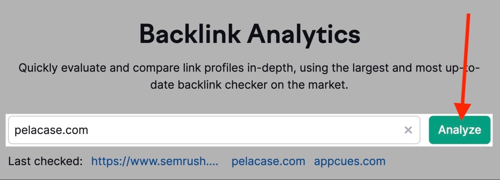 Backlink Analytics