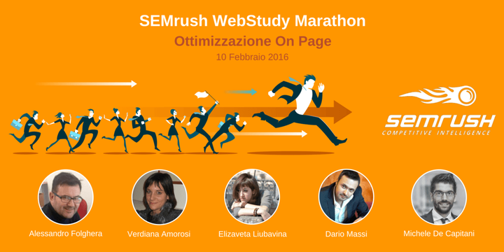 Il programma della SEMrush WebStudy Marathon