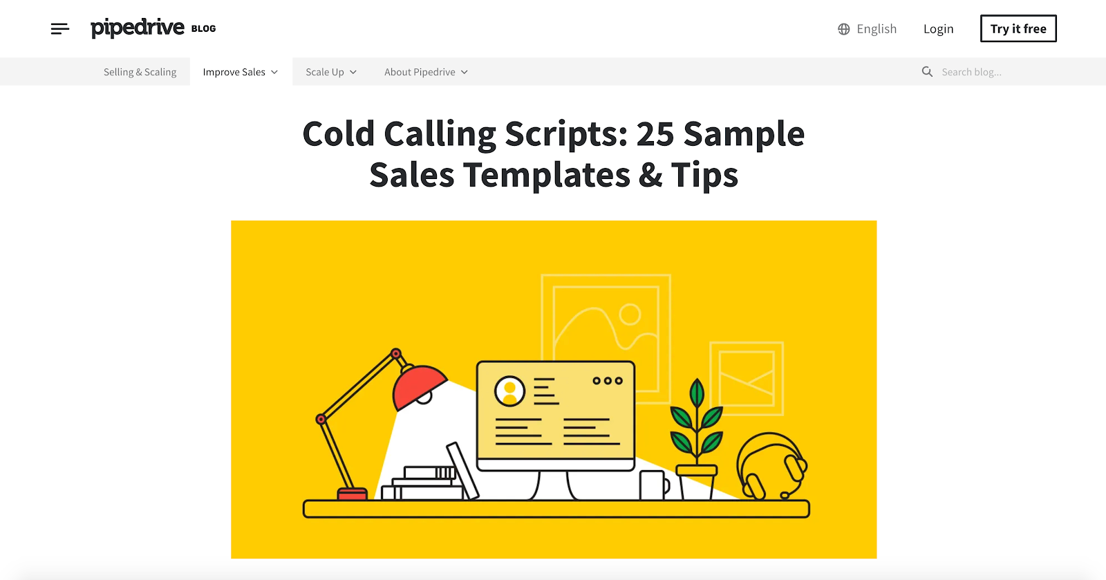 Example of helpful content for the awareness stage of the sales funnel
