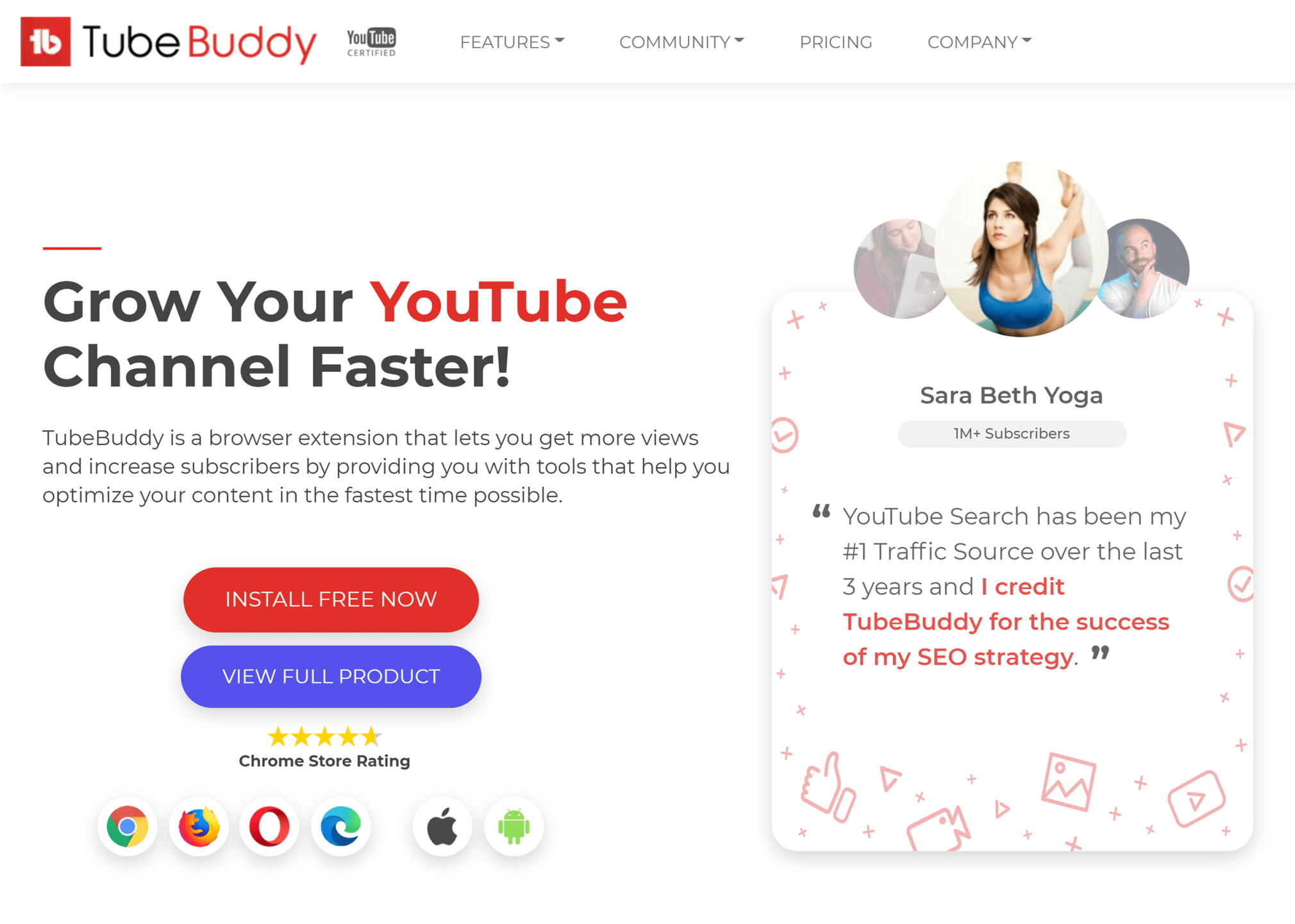 TubeBuddy – Homepage