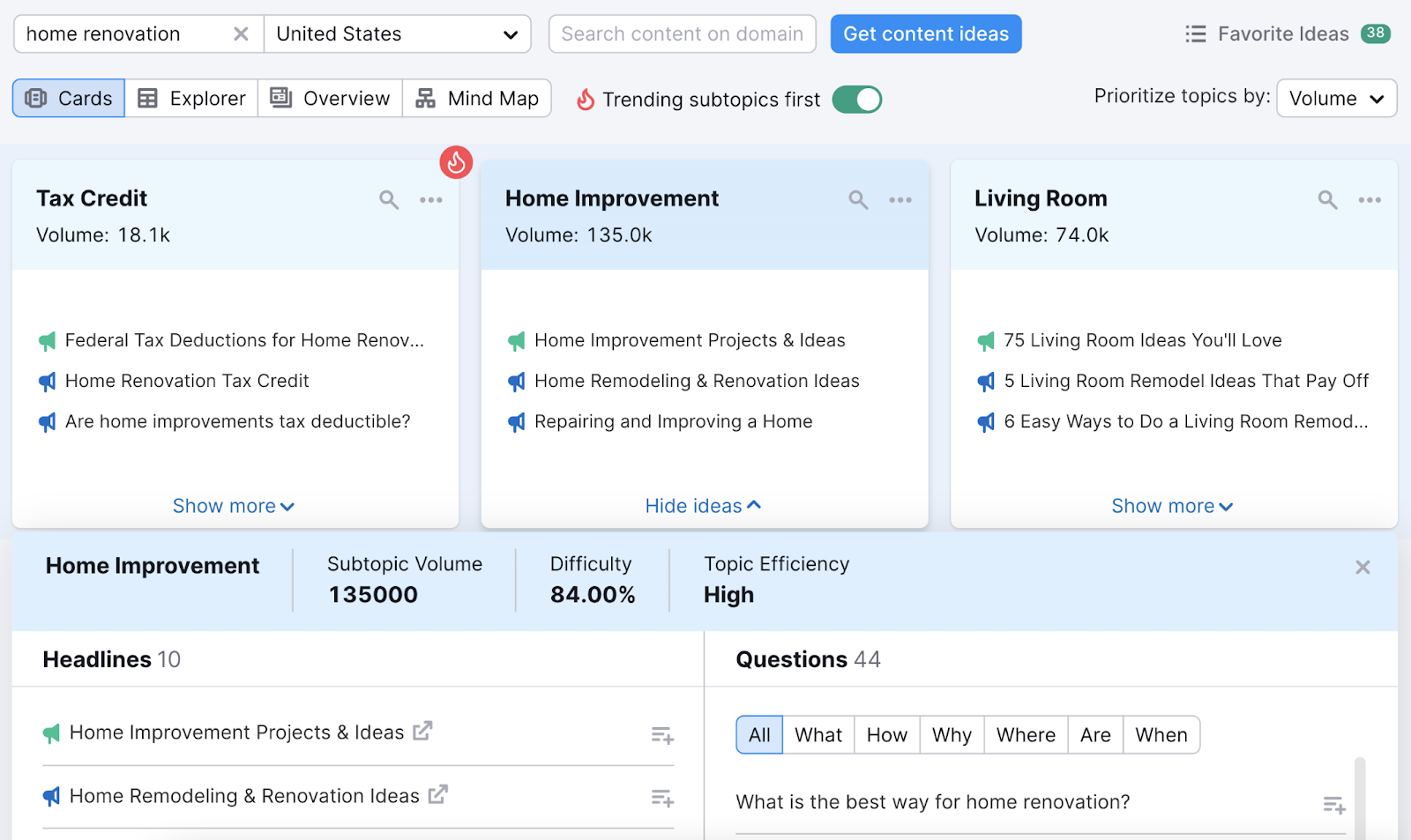 Topic Research tool