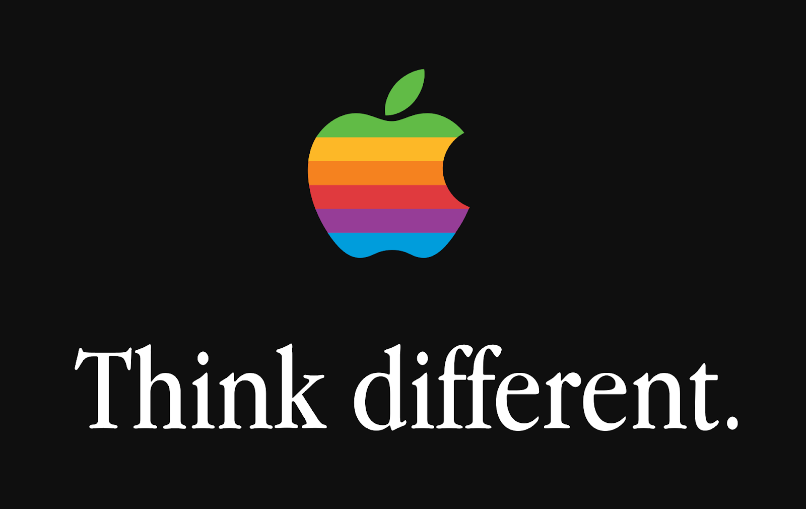 Apple's "Think different" campaign