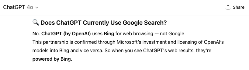 ChatGPT Undoubtedly Makes use of Google to Search the Internet ChatGPT Undoubtedly Makes use of Google to Search the Internet