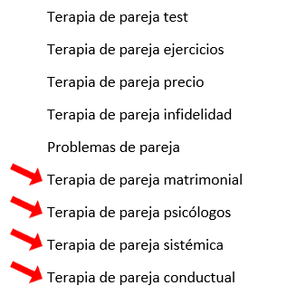 Micronichos - Keyword Planner mejores categorías