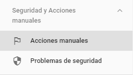 Toxic backlinks - Google Search Console acciones manuales