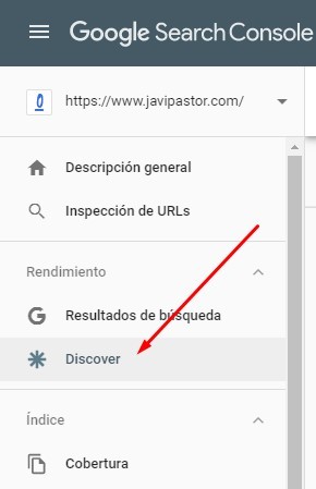 Google Discover en Search Console