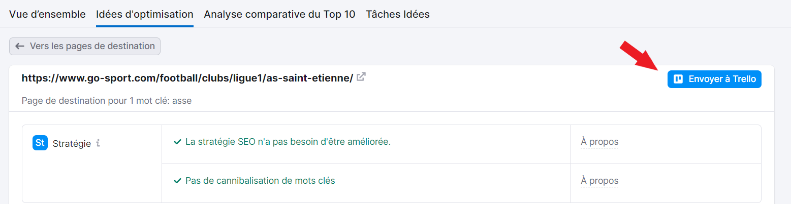 Envoyer à Trello