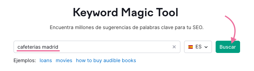 ​ Keyword Magic Tool