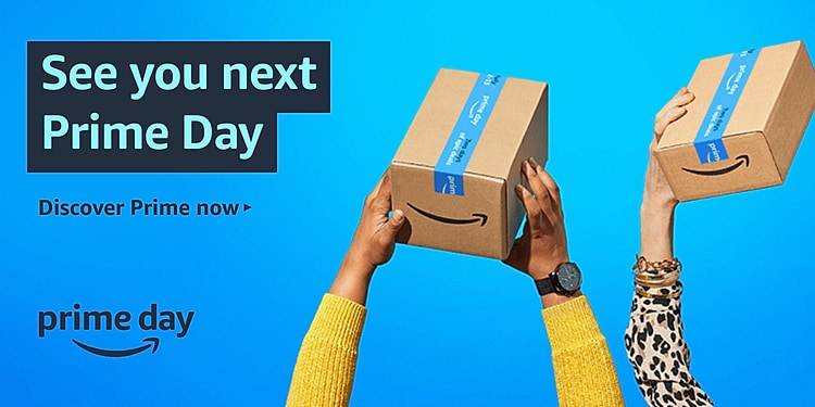 Amazon's Prime Day event header