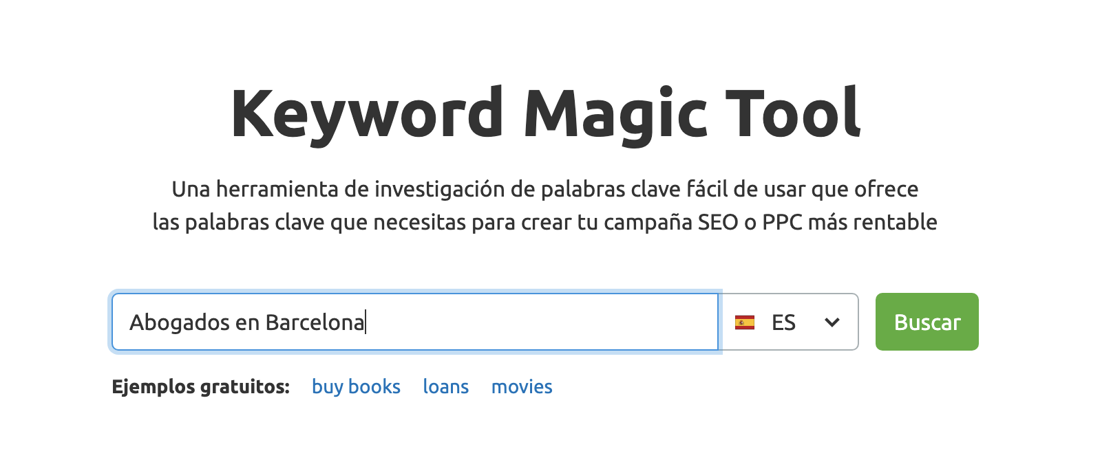 keyword magic tool