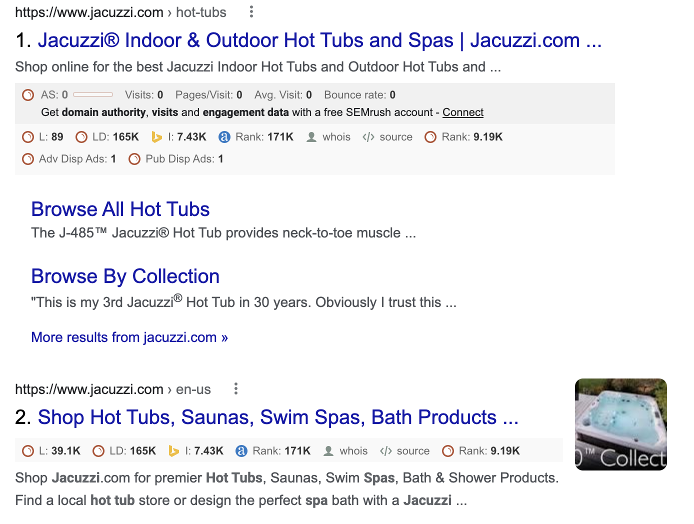 search results for "jacuzzi hot tub"