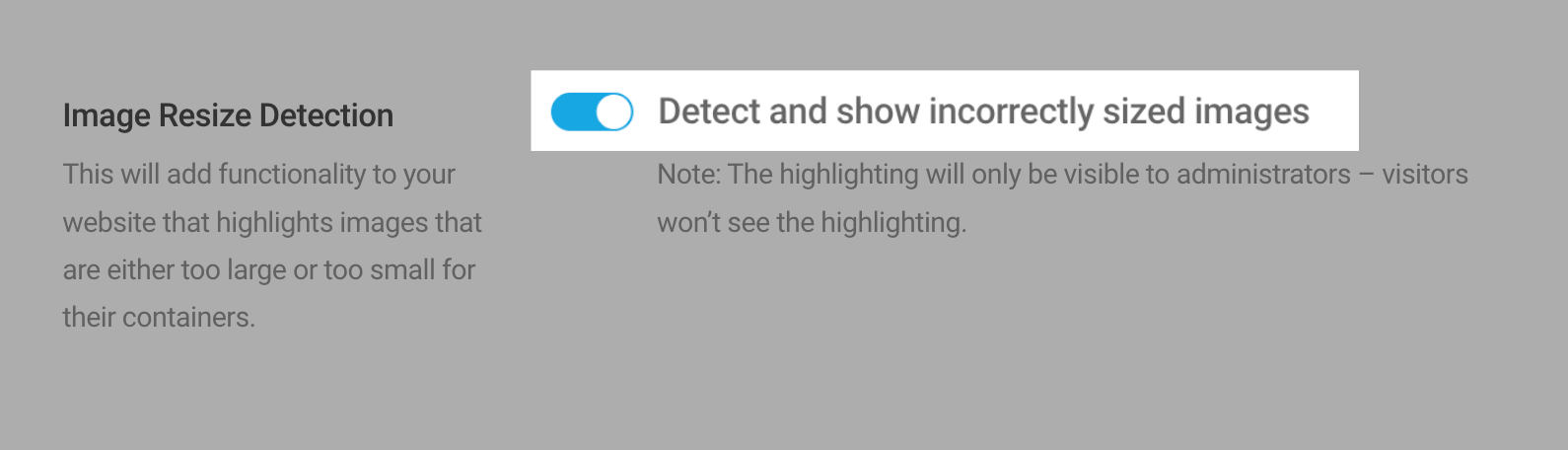 Smush detection of incorrect sizes