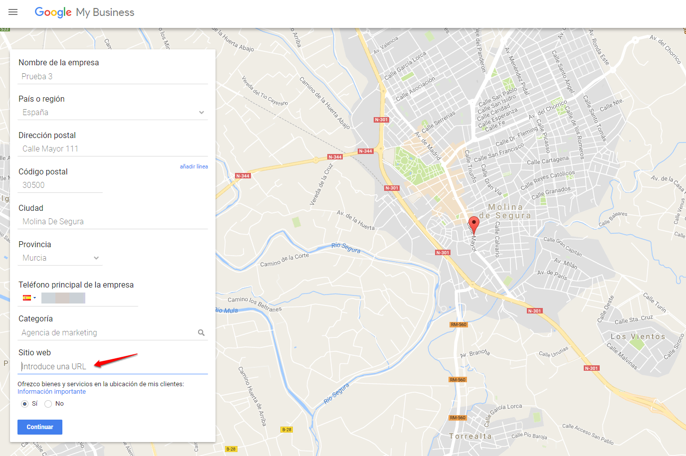 Novedades de Google My Business - Datos de ubicación