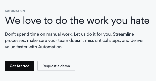 an example of a feature description from Asana’s website