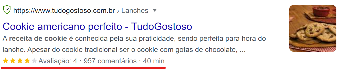 Como ranquear nas melhores posições do Google 35 como ranquear no google - exemplo rich snippet