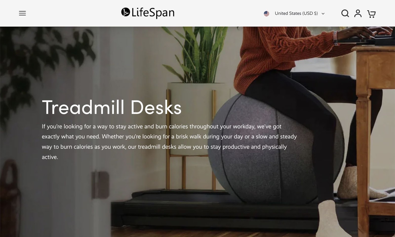 Lifespan.com homepage.