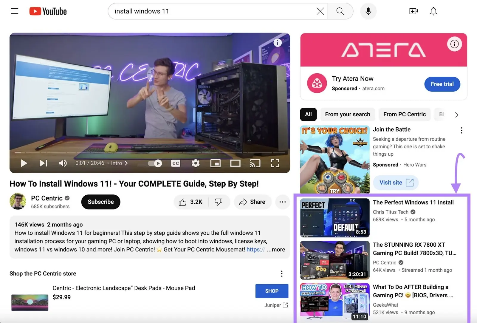 YouTube video leafage   with YouTube recommendations successful  close    sidebar highlighted