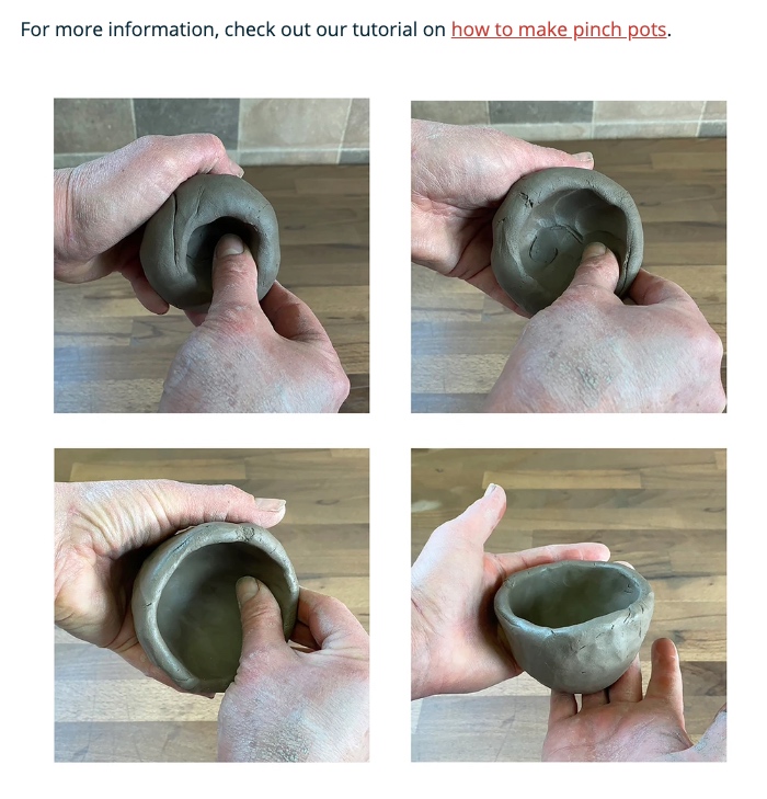 An example of clay making photos added to the Guide to Pottery Techniques
