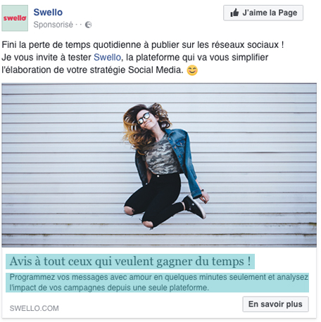 Titre et description sur Swello