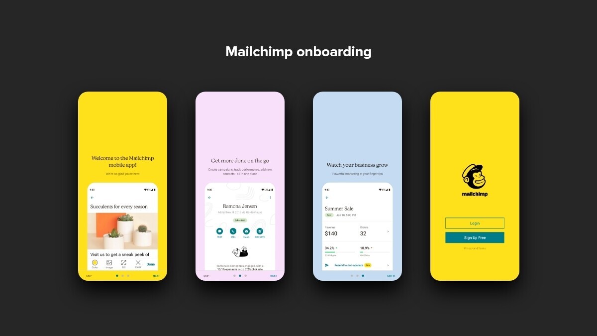 MailChimp’،arding