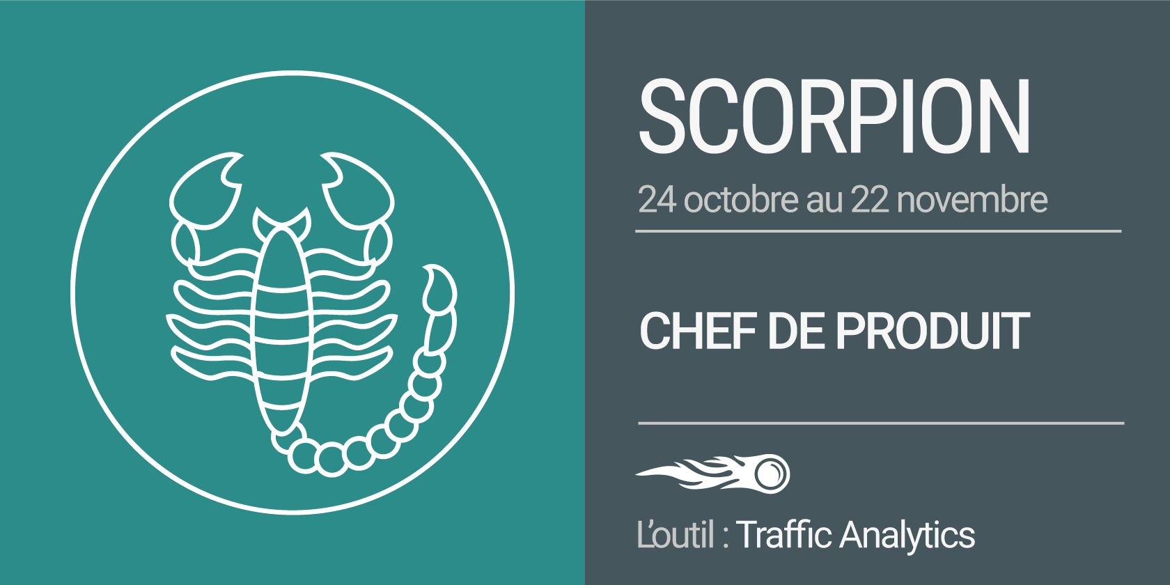 Horoscope SEMrush - Scorpion - Chef de produit