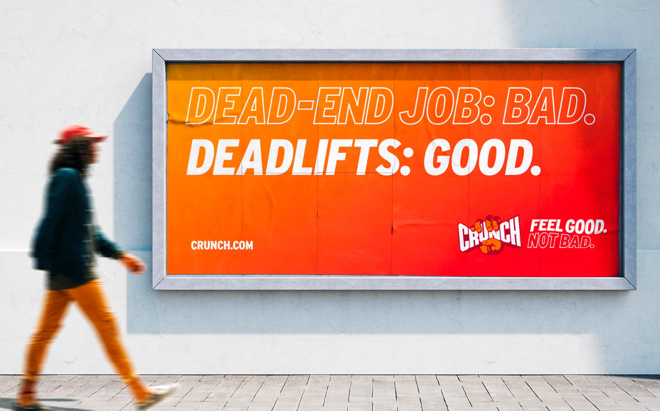 Marketing campaign example: 2. “Feel Good, Not Bad” by Crunch Fitness