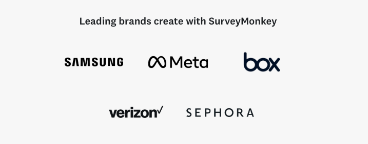 Trust barroom  connected  SurveyMonkey's landing page