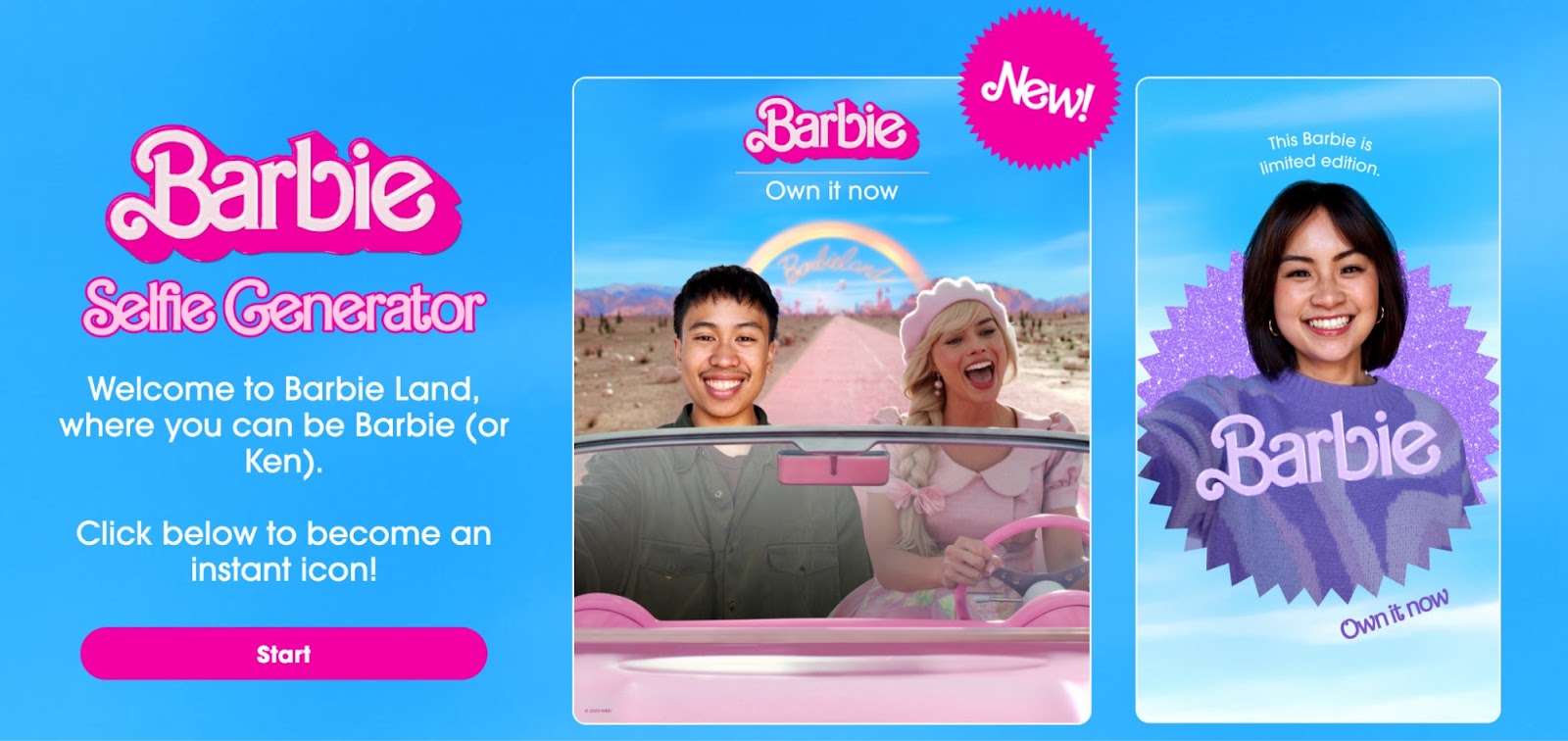 Warner Bros.’ and PhotoRoom’s Barbie Selfie campaign filter