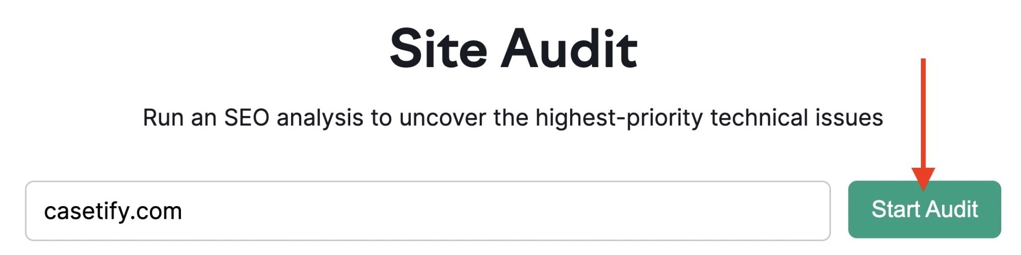 site audit tool
