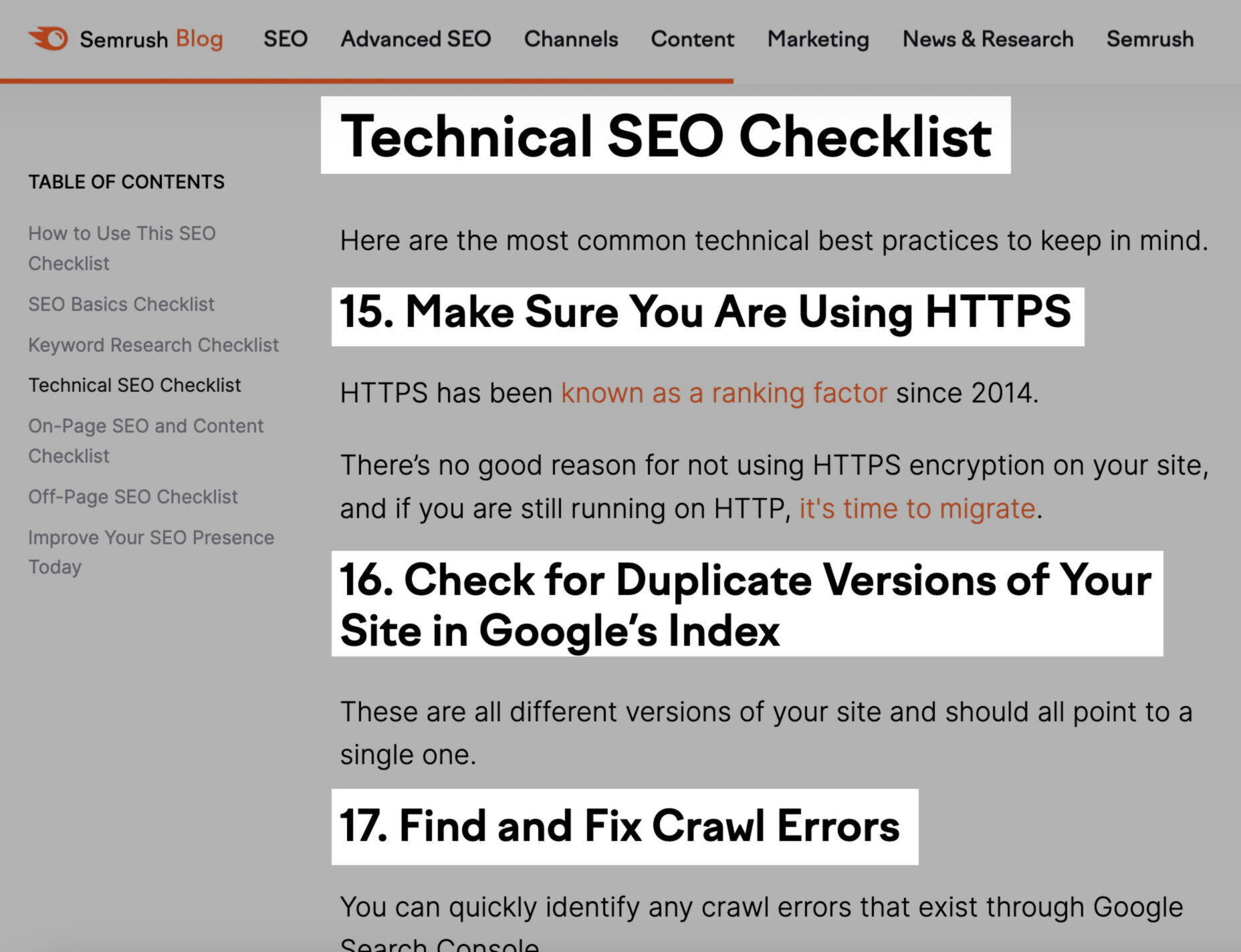 Checklist de SEO para wordpress - Semântico SEO