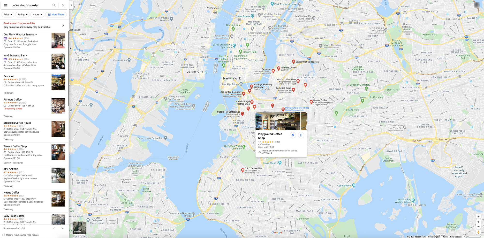 Google Maps example