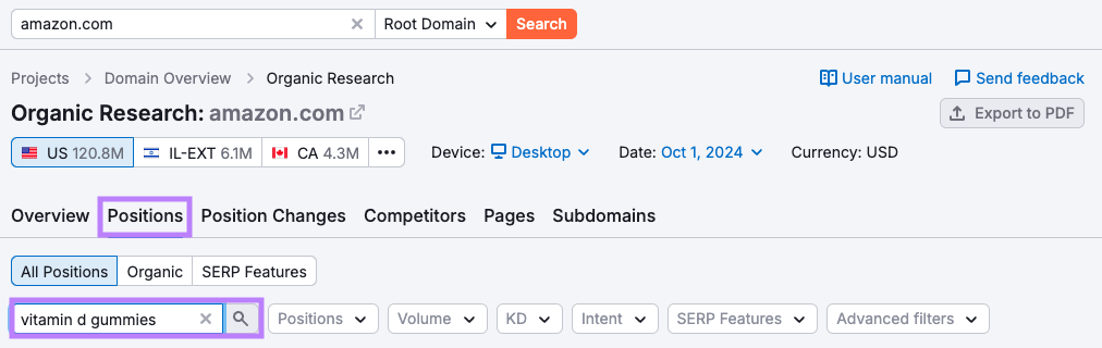 organic research tool