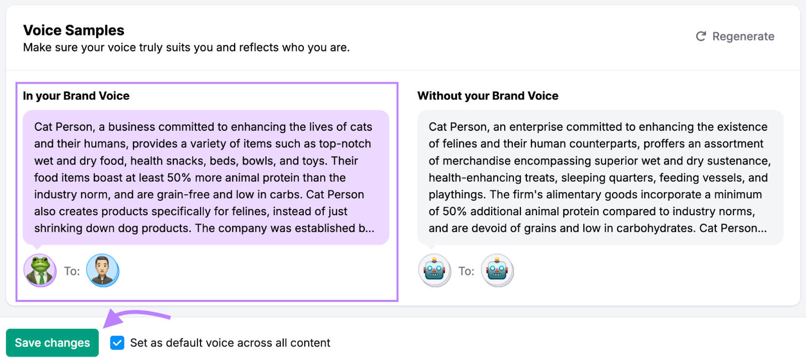 Writing on brand with ContentShake AI