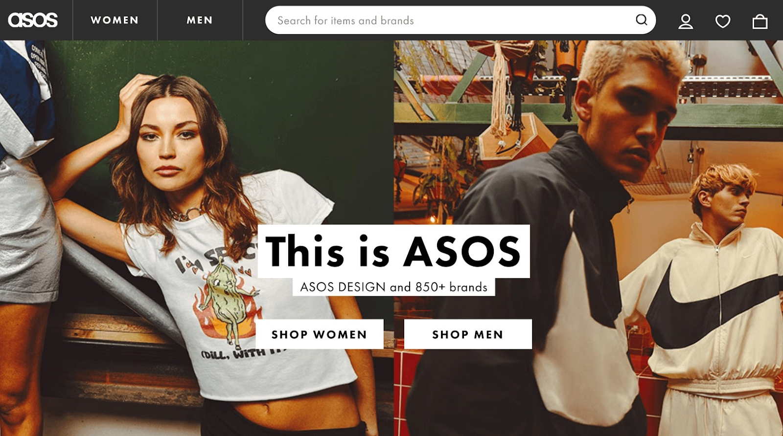 ASOS (UK) ،mepage