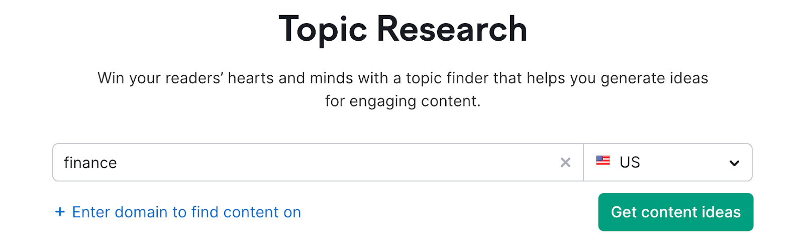 Topic Research tool