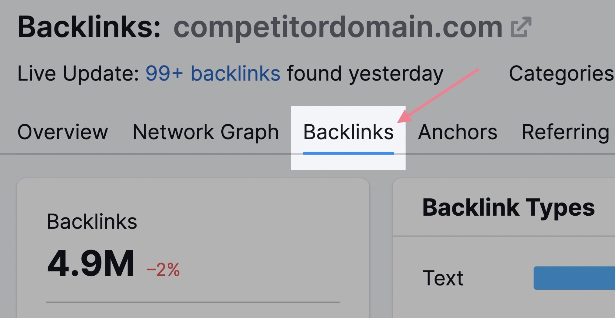backlink analytics backlinks report