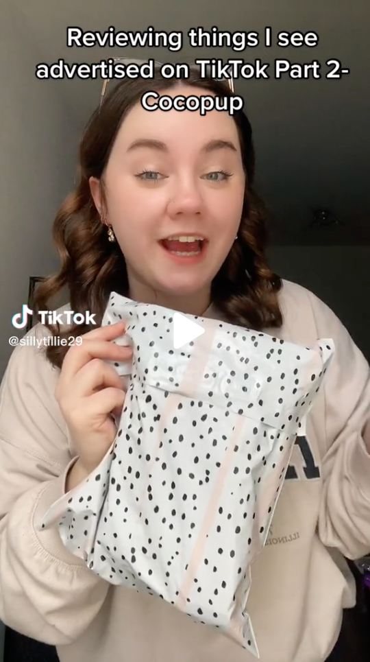 user-generated content for Cocopup on TikTok