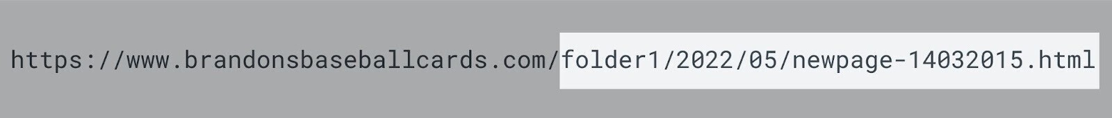 poorly optimized URL
