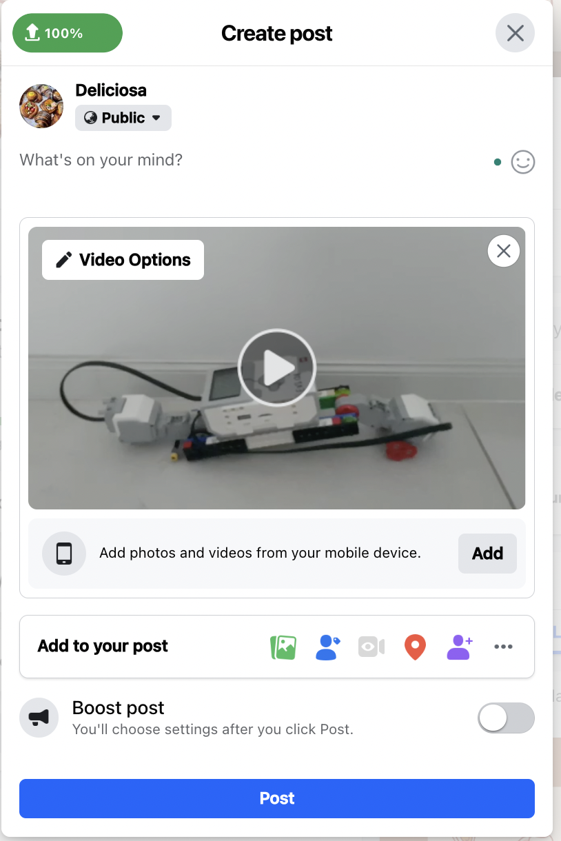 How to post a reel on Facebook