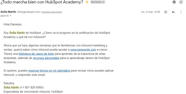 Personalización en Marketing - Hubspot