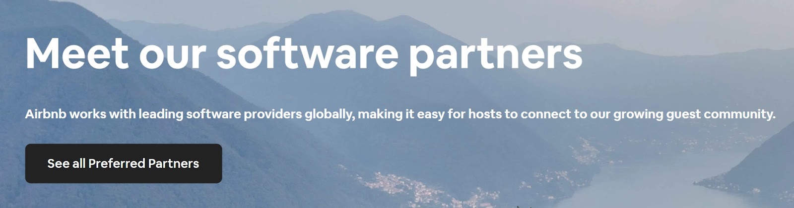 Airbnb software partners